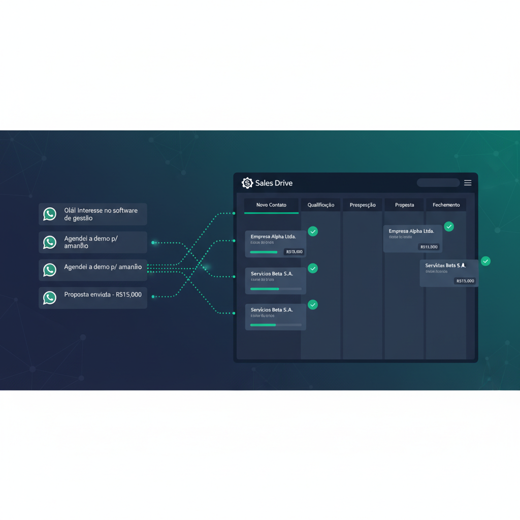 CRM com WhatsApp B2B: como integrar e não perder dados do pipeline